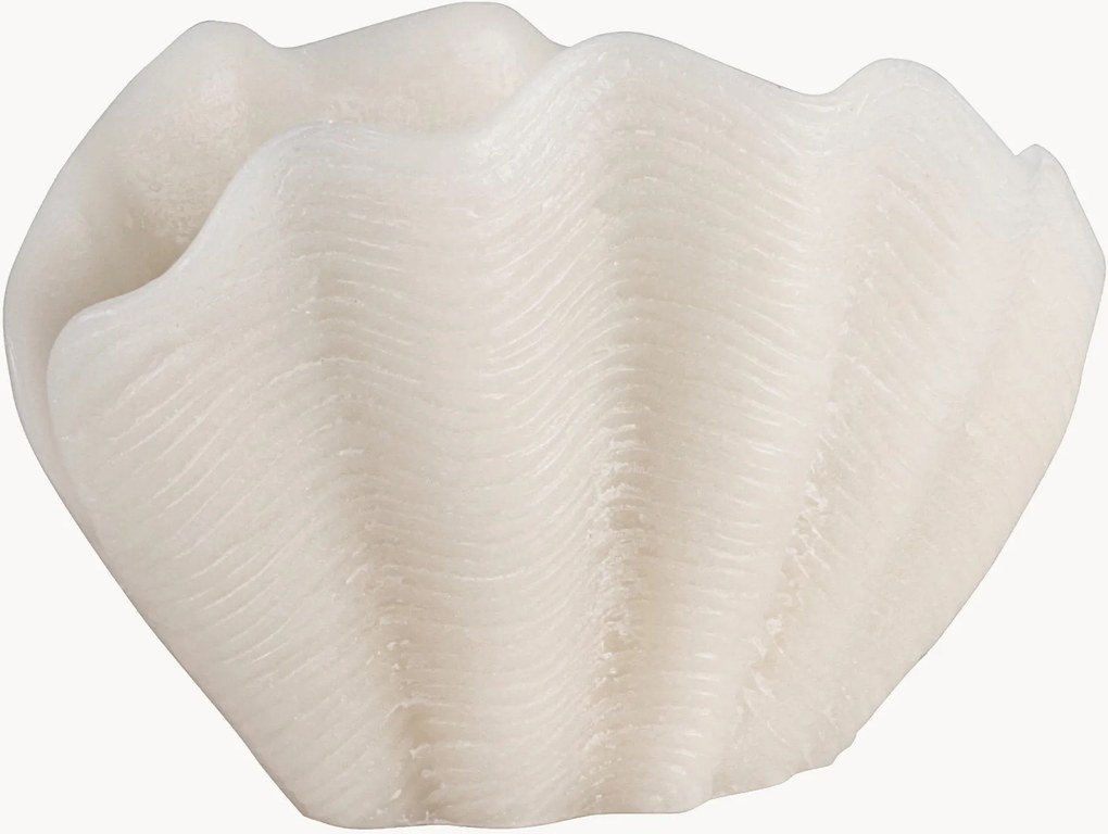 Ručne vyrobená sviečka v tvare mušle Shell