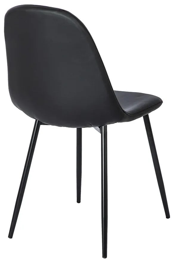 Súprava 2 čiernych jedálenských stoličiek Bonami Essentials Lissy