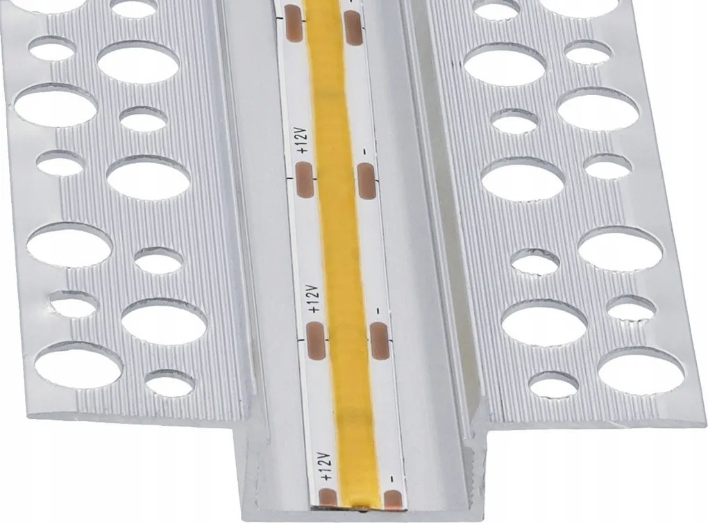 ECOLIGHT Zapustený hliníkový eloxovaný profil - sada 2m