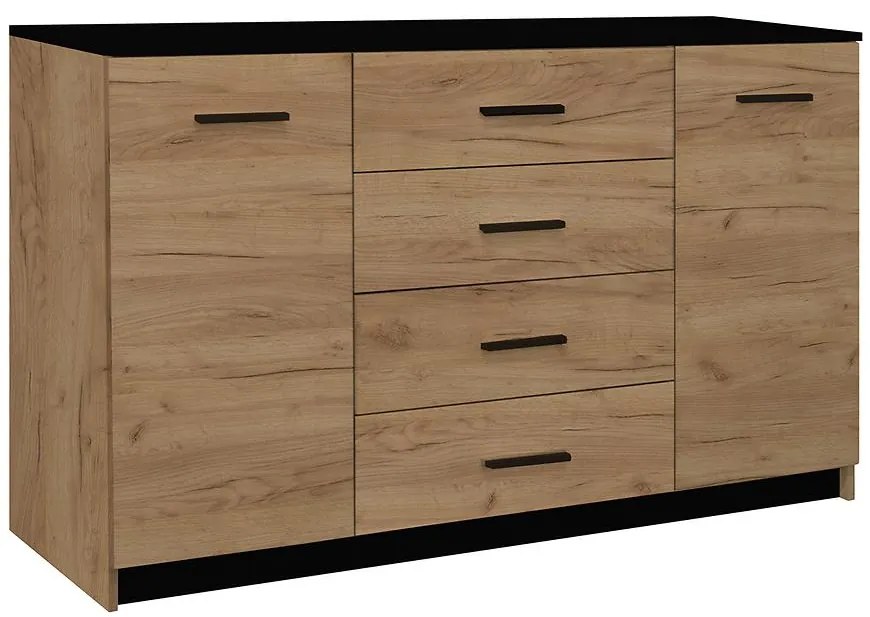 Komoda CRAFT craft/čierna