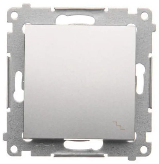 DW6/43 Schodiskový konektor strieborný mat