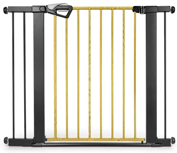 Bezpečnostná zábrana GUARDY 104 s rozšírením, čierna / prírodná