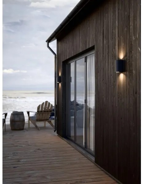 Nordlux - Vonkajšie nástenné svietidlo CANTO 2xGU10/28W/230V IP44 čierne