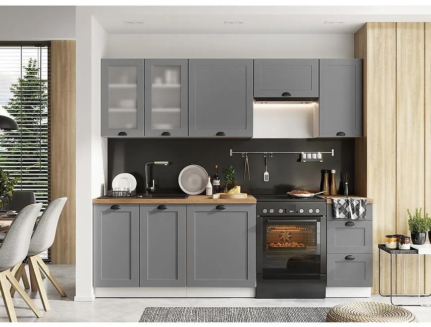 Kuchyňa Adele 180/240 Šedá Mat Bb
