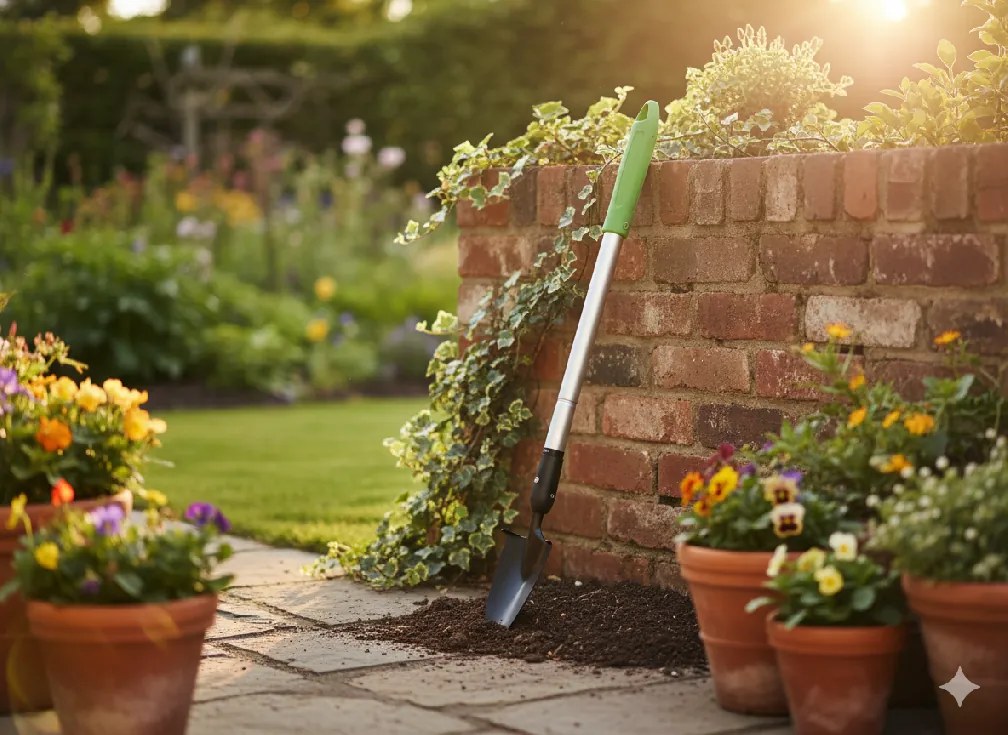 Garden Line Záhradná lopata s teleskopickou rukoväťou 71–106 cm