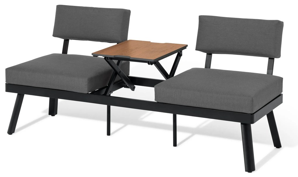 2 v 1 pohovkové ležadlo s výklopným stredovým stolom