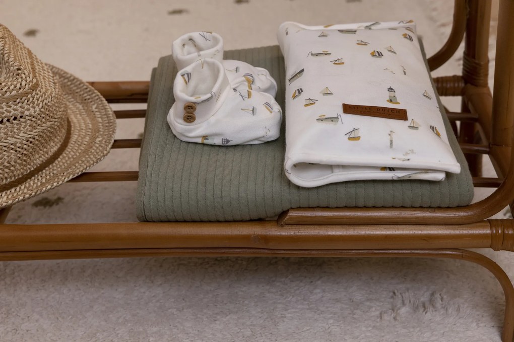 Podbradník bandana Námornícky záliv White