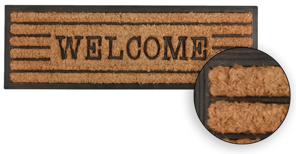 Vonkajšia rohožka Welcome Line, 75x25 cm