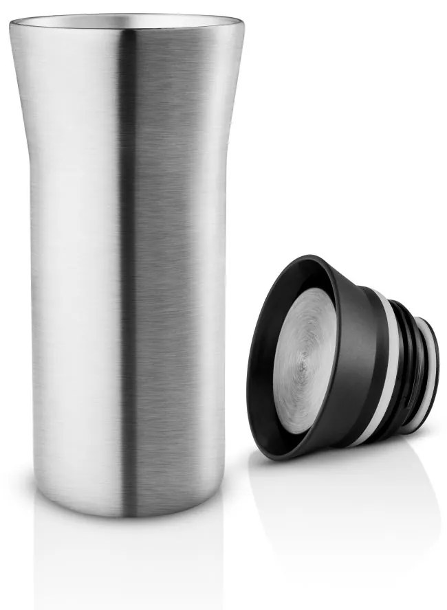 Eva Solo Cestovný termohrnček City To Go Steel/Black Recycled 350 ml