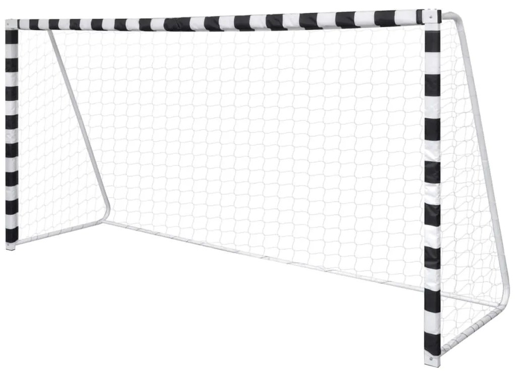 vidaXL Futbalová bránka so sieťou 300 x 90 x 160 cm