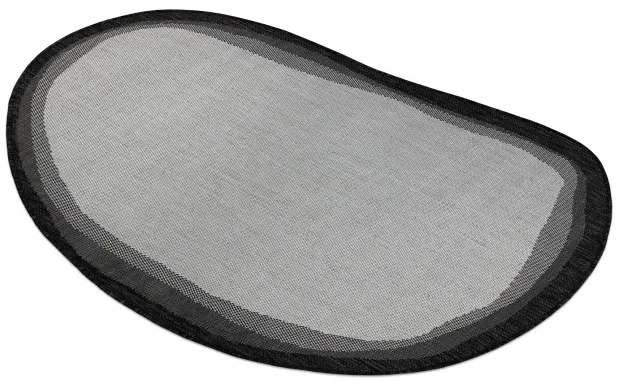Koberec ORGANIC 2125 / krémový / čierny / naturálny