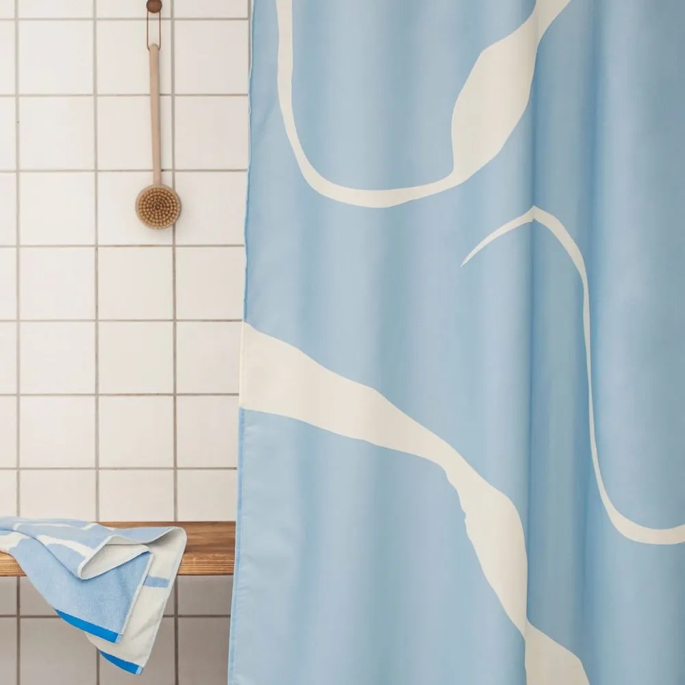 Bielo-modré uteráky v súprave 2 ks z Bio bavlny 50x90 cm Nova Arte – Mette Ditmer Denmark