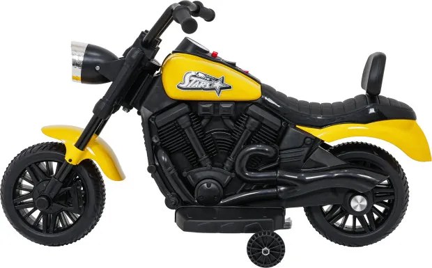 Elektrická motorka STAR žltá