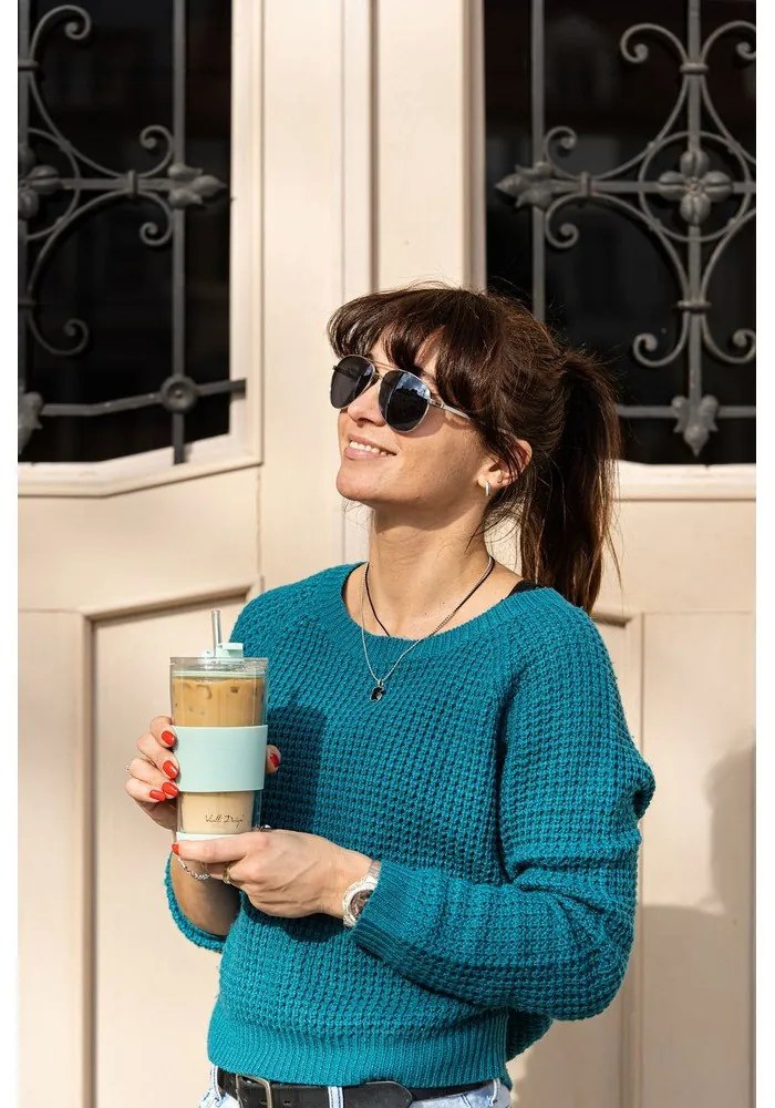 Termo hrnček v mentolovej farbe 600 ml Fuori – Vialli Design