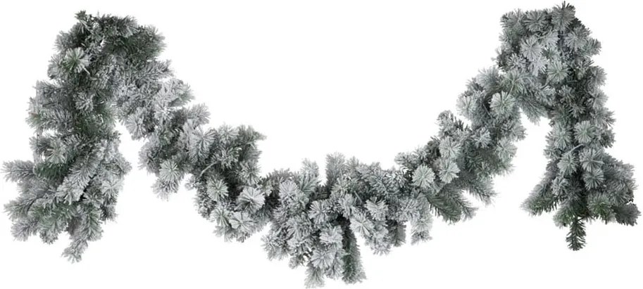 Vianočná girlanda J-Line Snowy, dĺžka 180 cm