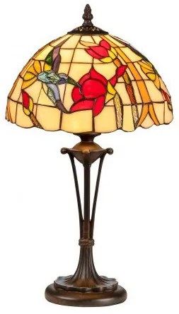 Tiffany lampa na čítanie COLIBRI 47*Ø25