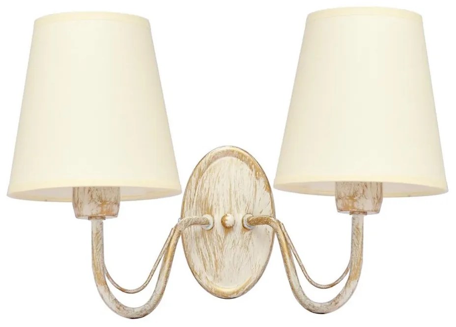Nástenná lampa MALBO 2xE27/15W/230V béžová