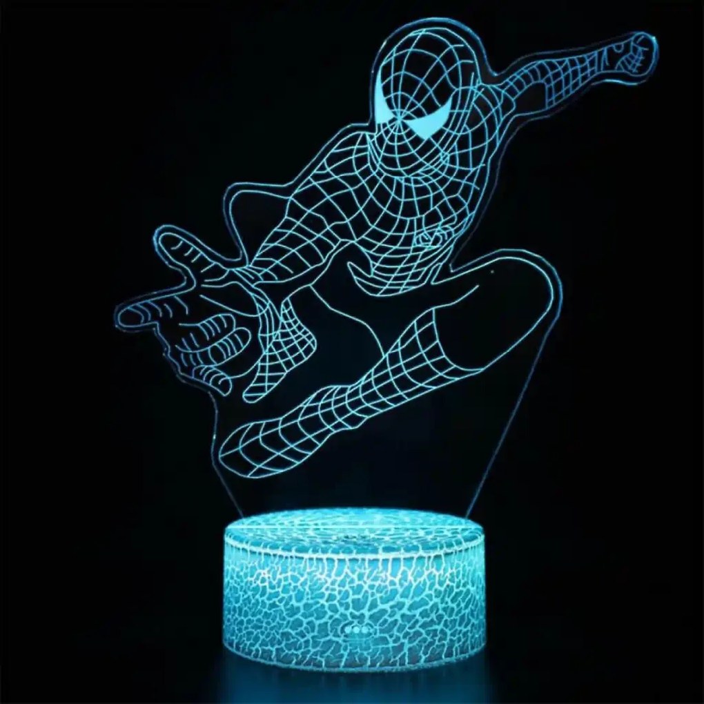 3Dmix 3D-MTV062 - Motív pre 3D LED nočnú lampu - Spiderman