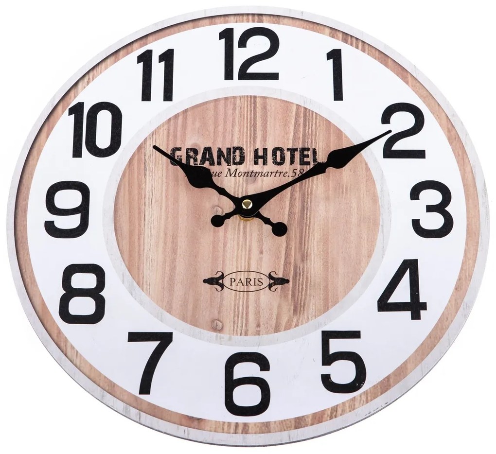 Nástenné hodiny Grand Hotel, 34 cm