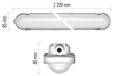 LED Stmievateľné technické svietidlo MISTY LED/21/26/31/35W/230V 6500K IP66