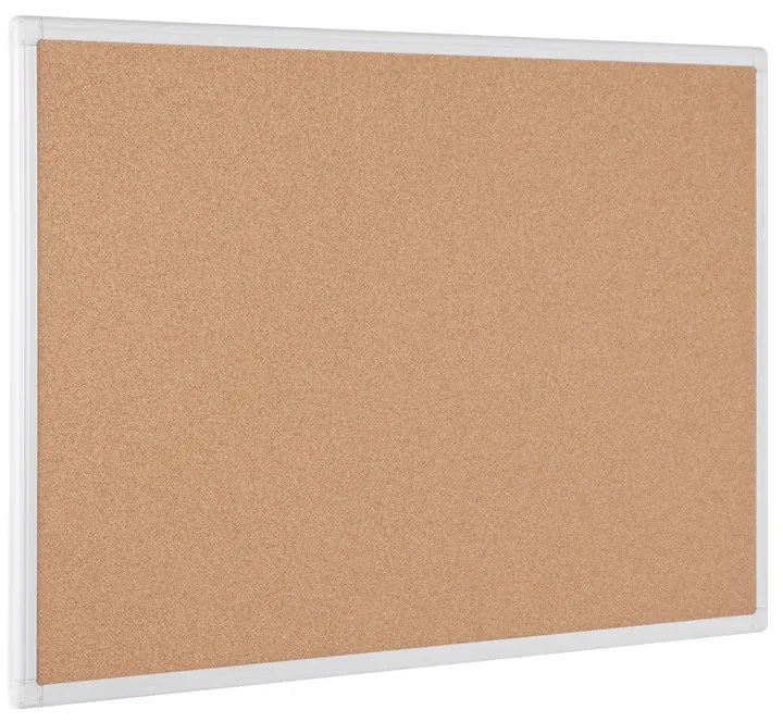 Korková nástenka ANTI-MICROBIAL, 900 x 600 mm, biely rám