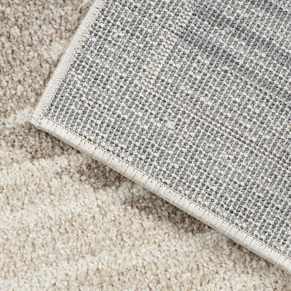 Dywany Łuszczów, Kusový koberec Fusion 0815 cream/beige, 80x150, béžová, kancelária