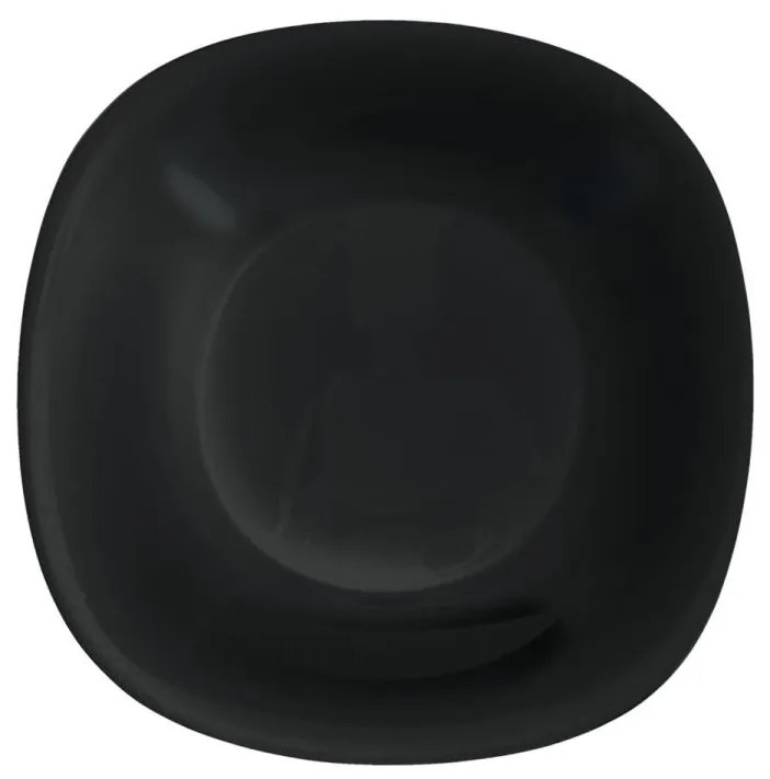 Hlboký tanier LUNA black 21,5x21,5 cm