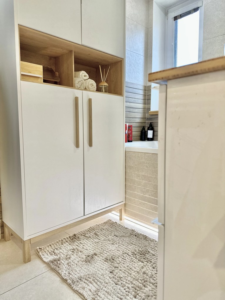 Kúpeľňová predložka Ella micro béžová, 50x40, béžová, kúpeľňa, BO-MA