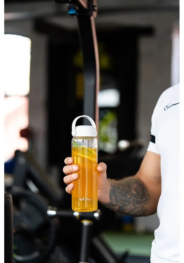 Biela sklenená fľaša 540 ml Fuori – Vialli Design