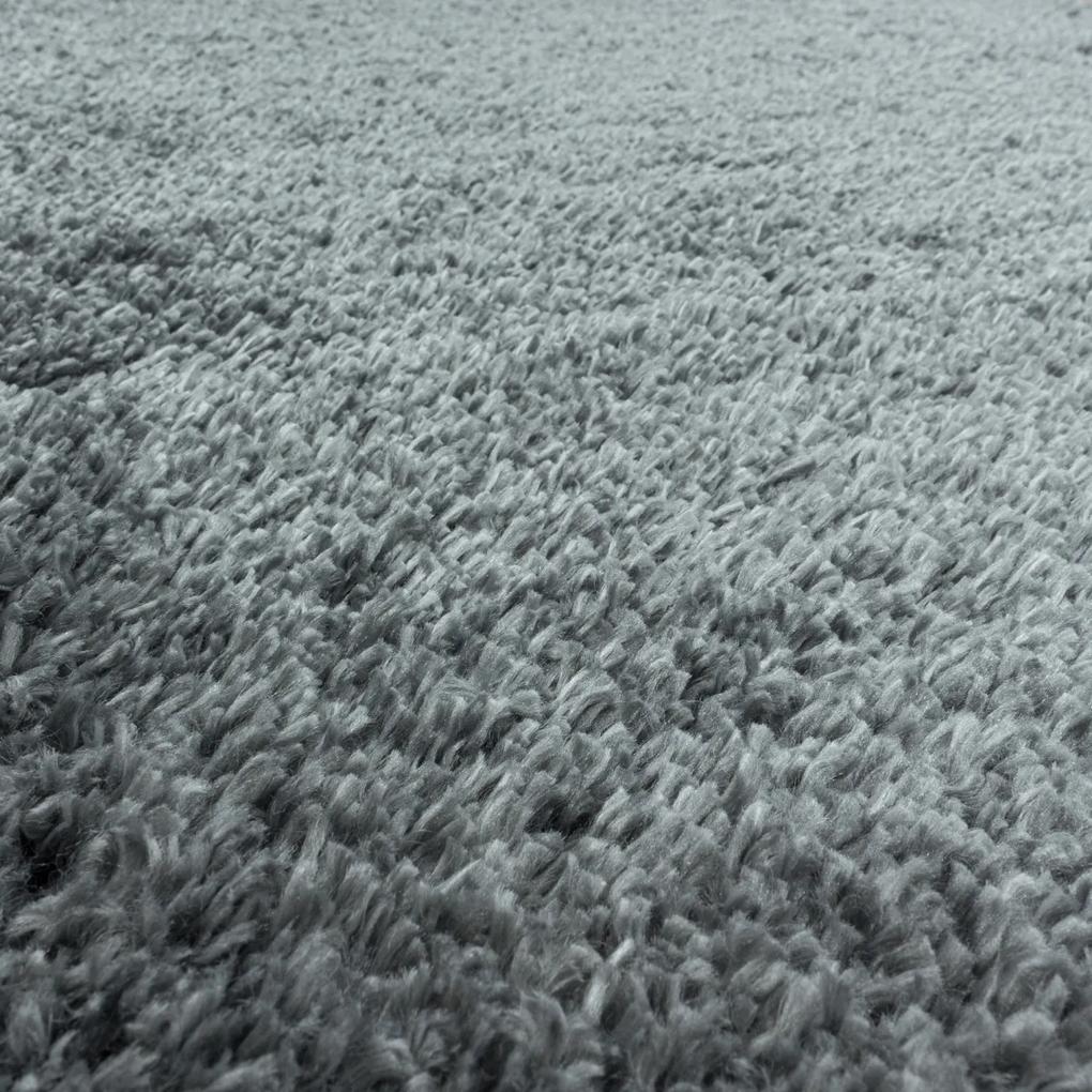 Ayyildiz koberce Kusový koberec Fluffy Shaggy 3500 light grey kruh - 120x120 (priemer) kruh cm