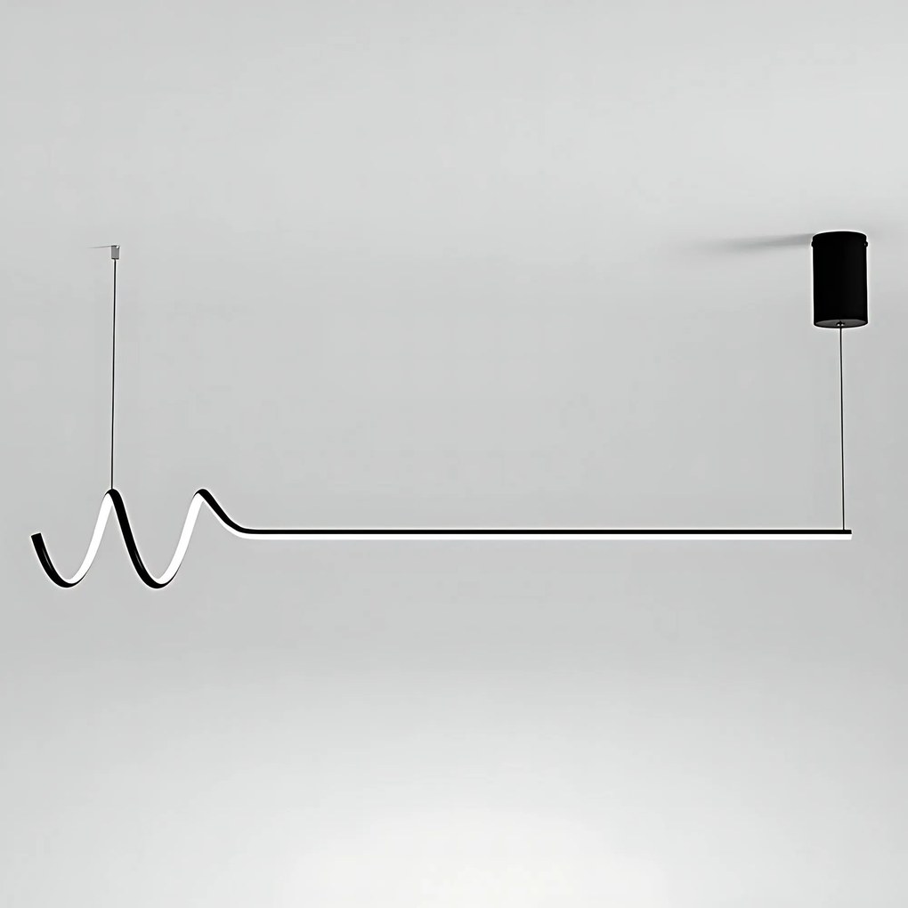 Toolight Toolight, LED závesné svietidlo 120cm, 36W, 3000K, LHJ030-CP, čierna, OSW-50013