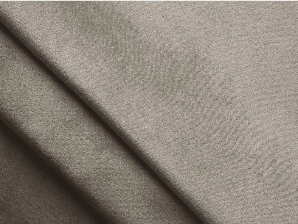 Svetlohnedá zamatová rohová pohovka (pravý roh/s leňoškou) Lani – Makamii