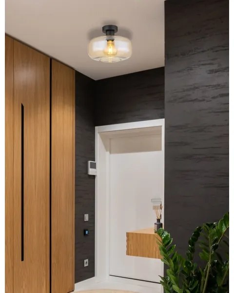 Globo 15566DA - Prisadený luster GIUSEPPE 1xE27/40W/230V pr. 28 cm číra