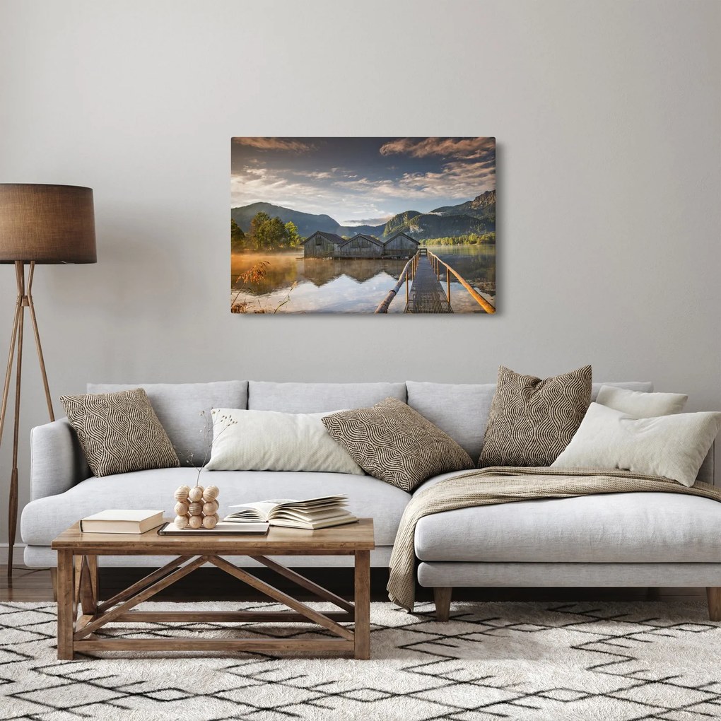 Obraz jazera (90x60 cm)