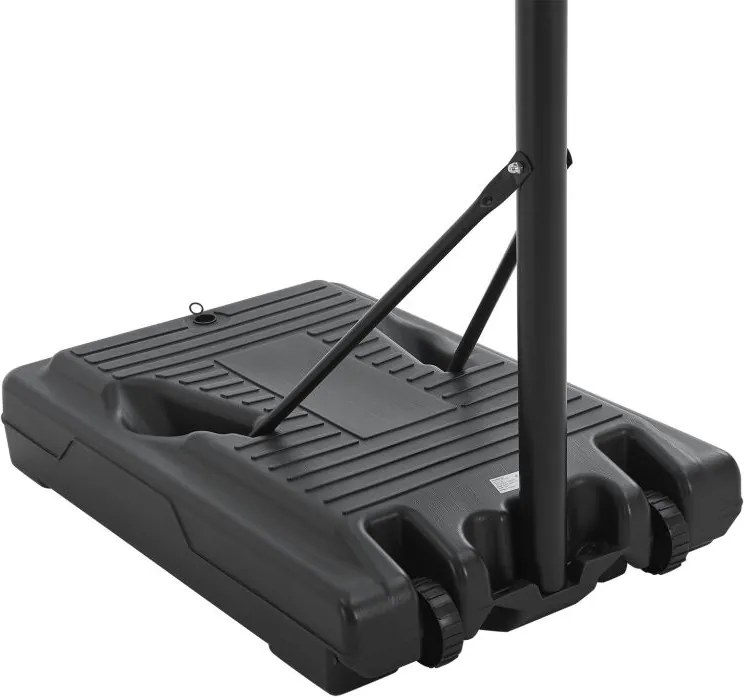 Basketbalový kôš s nastaviteľnou výškou na vonkajšie použiti