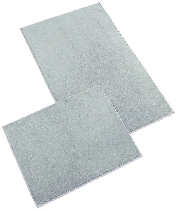 Bellatex Sada Koupelnových předložka bez výkrojeBANYGOLD svetlo sivá, 60 x 100, 60 x 50 cm