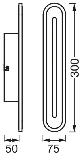 Ledvance-LED Stmievateľné kúpeľňové svietidlo SMART+ BATH LED/13W/230V IP44 Wi-Fi