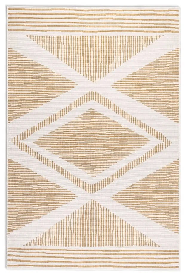 Okrovožlto-krémový vonkajší koberec 120x170 cm Gemini – Elle Decoration