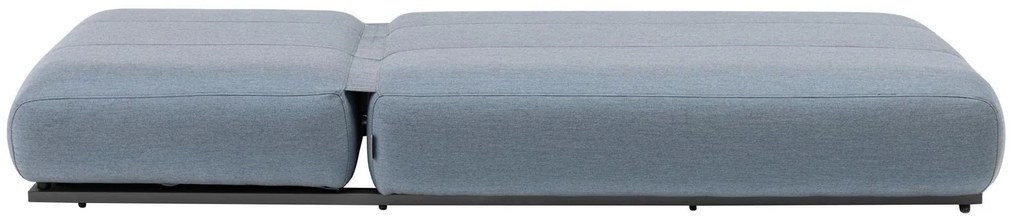 Ego záhradné lehátko sivo modré