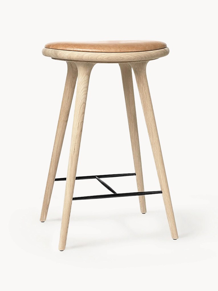 Barová stolička z dubového dreva High Stool