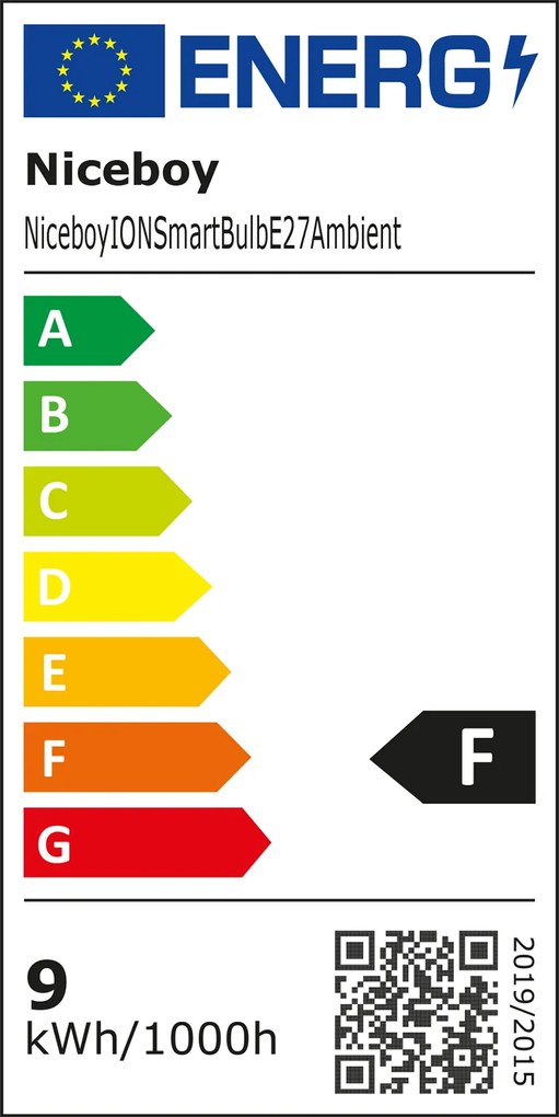 Žiarovky Niceboy ION SmartBulb AMBIENT 9 W, E27, 2 ks