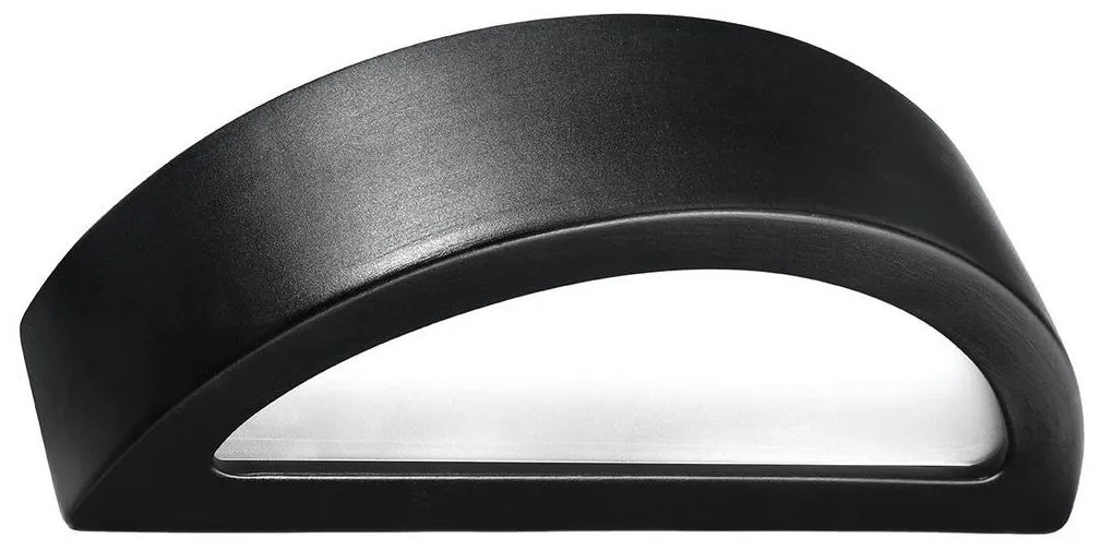 Nástenné svietidlo ATENA 1xE27/60W/230V čierna