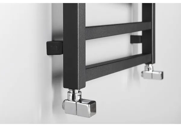 Sapho - Kúpeľňový radiátor ZIG 406 W/230 V 50 × 110 cm antracit