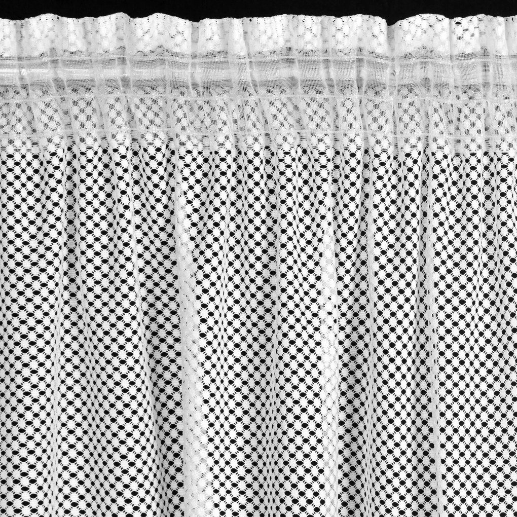 ZÁCLONA NA PÁSKE AGNESS 140X270 CM BIELA