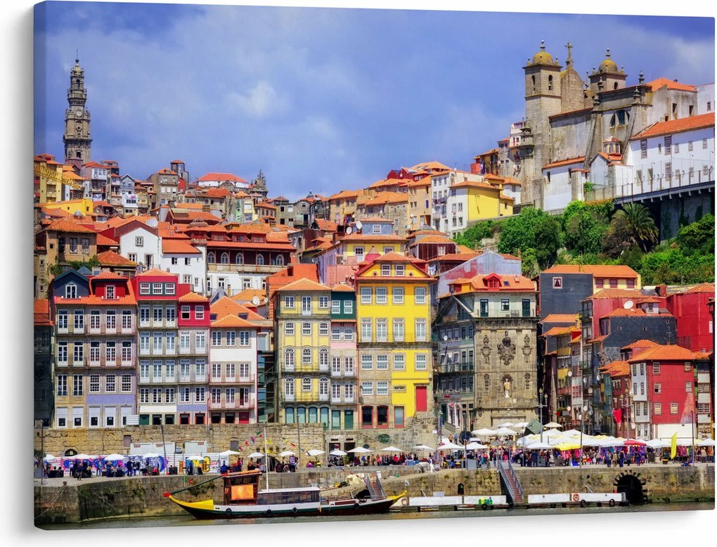 Obraz - Ribeira, Portugalsko (70x50 cm)