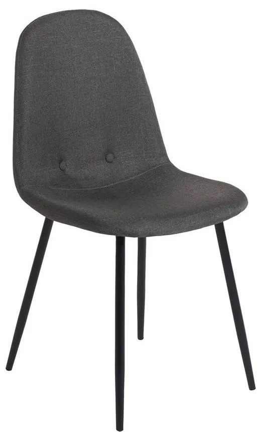 Súprava 2 tmavosivých jedálenských stoličiek Bonami Essentials Lissy