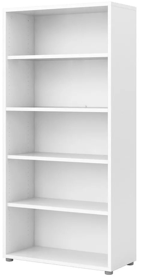 Biela modulárna knižnica 89x189 cm Prima – Tvilum