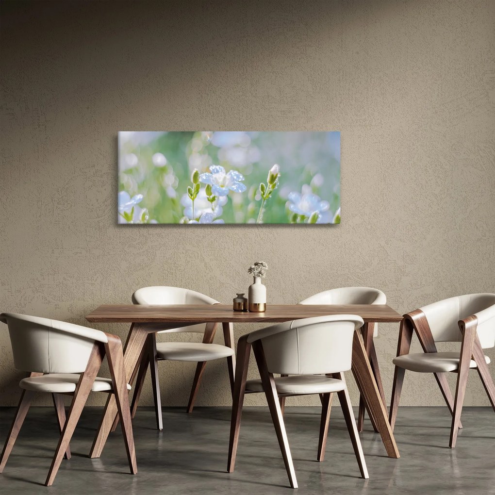 Obraz - Jemné kvety (120x50 cm)