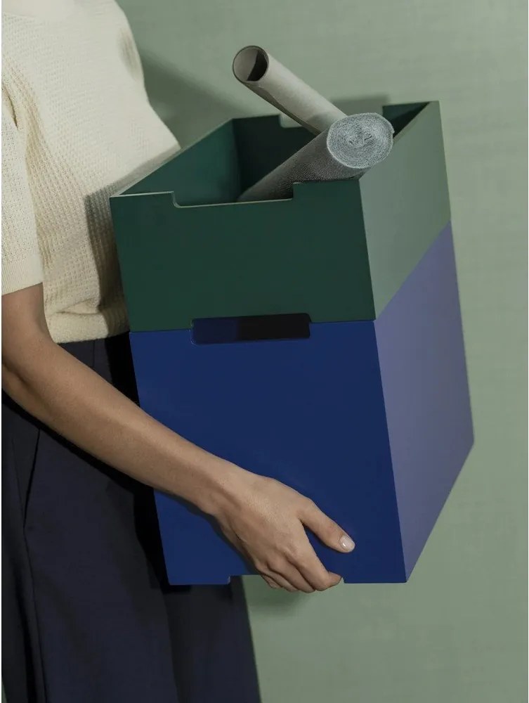 Antracitový úložný box 25x39x14 cm Kasane M – Blomus