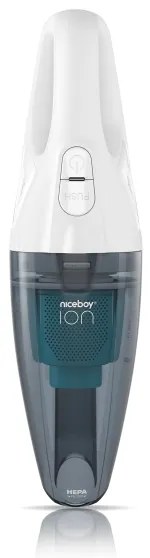 Niceboy ION Hurricane R1 - Nabíjací ručný vysávač 50W/2200 mAh biela/modrá